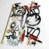 Accesorios para coche eléctrico casero de cuatro ruedas DIY Kit de dirección de suspensión delantera y trasera de Kart modificado Freno de tres en uno