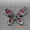 Nuevos Accesorios para el Cabello de Oso Plateado Brillante Lazo Corazón Zapatos con Agujeros para Manualidades Funda para Teléfono Móvil Decoración de Imán para Refrigerador Bolsa