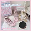 Sapatos com Orelha de Gato Estilo Novo para Meninas, Lolita Soft Girl Sola Grossa Laço Estilo Escolar Jk SapatosConfissão de Amor