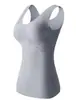 Outono e inverno Novo Quente colete quente sem costura gola V flor renda peça única copo fixo fino base roupa íntima