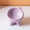 Super Lindo Tazón para Gato Tazón de Cerámica para Gato Tazón para Perro Tazón de Arroz para Gato Tazón para Comer Gato Tazón para Comida de Gato Tina para Gato Suministros para Mascotas