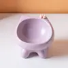 Cuenco de Cerámica para Gato, Cuenco para Comida de Perro, Cuenco de Arroz para Gato, Cuenco de Agua de Diámetro Grande, Especial para Gatitos Mascotas, No se Vuelca Fácilmente