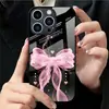 Aplicável à Capa de Vidro Temperado Apple 18PRO 17PROMAX Laço 15 Capa Protetora iPhone16 Coração 17E