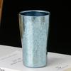 Taza de Titanio Puro Aislada de Doble Capa, Taza para Cerveza Fría, Taza de Agua para Acampar al Aire Libre, Taza de Café de Lujo Ligero de Gama Alta, Taza para Enjuague Bucal