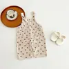 Pantalones de pana con estampado floral estilo coreano para bebé, pantalones casuales holgados versátiles vintage para niños pequeños