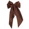 Acessório de Cabelo Laço Estilo Coreano Presilha de Cabelo Fita de Cetim Presilha de Mola Acessório Doce para Rabo de Cavalo Lateral de Menina
