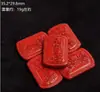 Accesorios de Arena Roja, Cuentas Hechas a Mano de Alta Calidad para DIY, Cuentas para Pulsera de Cinabrio Genuino, Accesorios Pequeños, Cuentas Sueltas al por Mayor