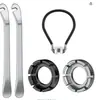 Chave de Raio para Bicicleta de Montanha Aço Cromo-Molibdênio 8 Portas Conjunto de Ferramentas para Ajuste de Raios de Rodas de Bicicleta de Estrada para Reparo de Bicicleta