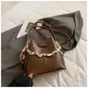 Bolso de Cubo Casual de Gran Capacidad 2025 Invierno Nuevo Estilo Coreano Bolso de Hombro Único Cruzado Bolso de Aspecto Caro Estilo Occidental para Mujer