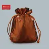 10Yjgz Saquinho Bordado com Cordão de Frutas Arredondadas Bolsa para Joias Bolsa para Brinquedos Bolsa de Noz Bolsa para Contas Budistas Leidezhu