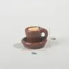 Accesorios DIY al por mayor colgante para funda de teléfono móvil colgante para llavero matrícula de teléfono móvil simulación de refrigerador taza de café tridimensional
