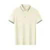 Verão Algodão Australiano de Fibra Longa Mistura de Algodão e Elastano Camisa Polo com Gola Camisa para Cultura Corporativa Roupa de Trabalho Bordado Impressão