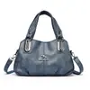 Bolso de mano para mujer transfronterizo, cuero suave de PU, textura de nicho, bolso de hombro cruzado único, nueva tendencia de moda vintage, bolso de mamá