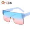 Gafas de Sol Personalizadas de PC de una Pieza con Marco Grande, Antiviento y Arena, Protector Solar de Color, Todas las Combinaciones, Moda para Hombres y Mujeres 2204
