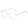 Nuevo Marco de Gafas con Patas de Resorte Metálicas Estilo Europeo y Americano Ojo de Gato Marco TR9105 Radiación Anti-computadora Gafas para Mujer
