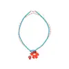 Colar com Pingente Flor Dopamina Contas Corrente Simples de Alta Qualidade para Clavícula Moda Exquisite Design de Colar Nicho