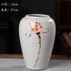 Jarrón de Cerámica de Jingdezhen Adornos Sala de Estar Arreglo Floral Nuevo Estilo Chino Pasillo Decoración Maceta Hidropónica Cerámica Vintage Maceta de Barro Velas Excelencia