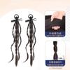 Peluca Trenza Cola de Caballo Cabello Artificial Femenino Ruth Mismo Estilo Pinza Agarre Doble Cola de Caballo Accesorios para el Cabello Celebridad de Internet Trenza Torcida Trenza de Oso