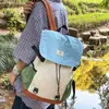 Mochila de Moda Estilo Coreano para Niño, Versátil y con Combinación de Colores Personalizada, Mochila Pequeña para Exteriores, Mochila Escolar para Niña de Jardín de Infancia, Bebé, Moderna