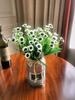 Flor Artificial Flor de Fada Flor Artificial Flor Falsa Planta em Vaso Pequeno Enfeites Folhas para Arranjo de Flores Plástico Sala de Estar Decoração de Casamento