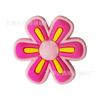 Flor Rosa Fofa para Sapato Fivela de Sapato Buraco Acessórios para Sapato Senso Avançado Menina de Desenho Animado Explosões Transfronteiriças Acessórios para Sapato Acessórios para Sapato
