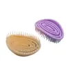Peine con Champú para Limpieza Húmeda y Seca con Diseño Hueco, Almacenamiento de Peine de Masaje No Ocupa Espacio, Cabello Suave y No Tira del Cuero Cabelludo