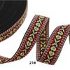 Suministro directo de fábrica cinta jacquard étnica de color de 25 mm de ancho de poliéster algodón para ropa zapatos y sombreros accesorios decorativos para equipaje