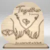 2025 Nueva Decoración Transfronteriza para Bodas y Día de San Valentín Regalo Conmemorativo de Madera para Pareja de Aniversario