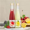 Garrafa de Vinho de Arroz de Vidro 330ml, Garrafa de Vinho de Frutas, Água Mineral 500ml, Suco, Bebida, Garrafa de Café, Tampa de Alumínio Selada, Garrafa de Vinho Vazia