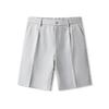Bermuda Casual Masculina para Terno, Calça de Cinco Pontos de Verão, Calças de Corte Reto com Caimento Fluido, Atacado Transfronteiriço para Exportação, Calças Sociais de Inverno