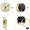 Reloj de Cuarzo Nuevo Producto Transfronterizo 708090mm Reloj de Cristal Inserto de Reloj Accesorios para Reloj de Cuarzo