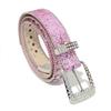 Cinturón multicolor para mujer, estilo cross-border, con incrustaciones de diamantes de imitación y lentejuelas Gretel, ideal para vaqueros de calle.