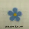 Marca de moda toalha de flor de desenho animado adesivos de tecido bordados suéter casaco bolsa acessórios patches decorativos DIY adesivos