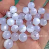 Pedra Olho de Gato Branca Imitação Otimizada Contas Redondas Contas Tecidas à Mão Pulseira DIY Colar Acessórios de Joias Atacado