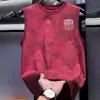 Design de Marca da Moda, Camiseta Estampada de Manga Curta Nichada e Única para Homens, Top Versátil Estilo Americano com Estampa de Espadas