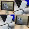 Suporte Metálico para Celular Macaron, Suporte de Mesa Giratório 360 Graus e Dobrável, Suporte Universal para Assistir Séries de TV e Transmissões ao Vivo