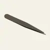 Pinzas de acero inoxidable de precisión para cejas transfronterizas 96 pinzas pinzas multifuncionales de punta plana punta inclinada pinzas para dar forma a las cejas pinzas depiladoras pinzas herramienta de maquillaje