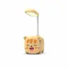 Nueva lámpara de escritorio pequeña plegable LED de oso animal de dibujos animados luz de noche recargable por USB para estudio de estudiantes niños
