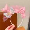 Accesorios para el Cabello con Borlas de Princesa Nuevos de Celebridad de Internet Douyin Accesorios de Hada Dinastía Han Diadema de Flor de Sirena Hada Mariposa