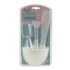 Juego de cuencos de silicona para mascarillas de belleza DIY, cepillo de ajuste para mascarillas, palo de ajuste para mascarillas, cuchara medidora, herramienta para mascarillas caseras