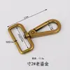 Anillo a presión giratorio para equipaje, punto, placa grande, hebilla, accesorios de hardware, hebilla de perro chapada para colgar lanzamientos altos, hebilla de gancho para mascotas multi-tamaño DIY