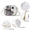 Em Estoque Amazon Mais Vendido Bolsa Transparente Crossbody Removível Atualizada Bolsa de Ombro Portátil Bolsa Transparente Personalizável