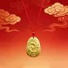 Adorno de Aleación China Colgante de Dragón Llavero Colgador Sensación de Alta Gama Accesorios de Adorno Colgantes Decoración Estilo Hombres y Mujeres Collar Pequeño