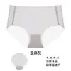 Ropa interior de seda de hielo de verano sin costuras para mujer, bragas finas antibacterianas de seda de hielo ultrafinas para moldear la cintura y la cadera, venta al por mayor