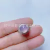 Nuevo Anillo Verde de Calcedonia Estilo Chino de Moda, Comparable a Jadeíta Tipo Hielo de Alta Calidad, Lujoso Anillo de Jade Incrustado para Mujeres