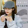 Gorra Newsboy con Tachuelas Retro para Mujer, Versátil Gorro Boina Casual para Primavera y Verano que Hace que la Cara se Vea Más Pequeña, Estilo Dulce Fresco Picante de Chica