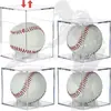Venta caliente transfronteriza caja acrílica de béisbol acrílico 8*8*8cm caja de exhibición de béisbol transparente caja de almacenamiento