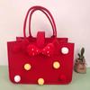 Custom Felt portátil saco de presente dos desenhos animados Tote Bag casamento ano de idade Lua que acompanha presente DIY bolsa de feltro