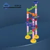 Blocos de construção de trackball de inteligência blocos de construção transfronteiriços TikTok atacado brinquedos de iluminação tubo de labirinto montagem catapulta escorregador blocos de construção