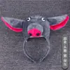 Adorables Accesorios de Actuación para Niños para el Día del Niño: Diademas de Tigre y Cabeza de Vaca, Diademas de Animales 3D de Dibujos Animados